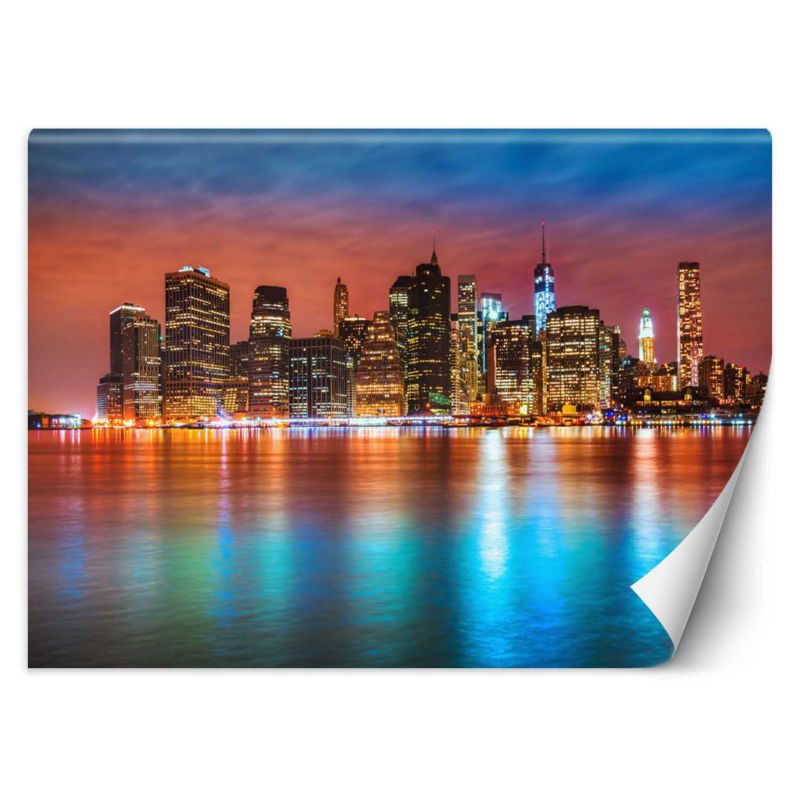 Fototapeta Feeby Manhattan nocą 200x140 1 szt