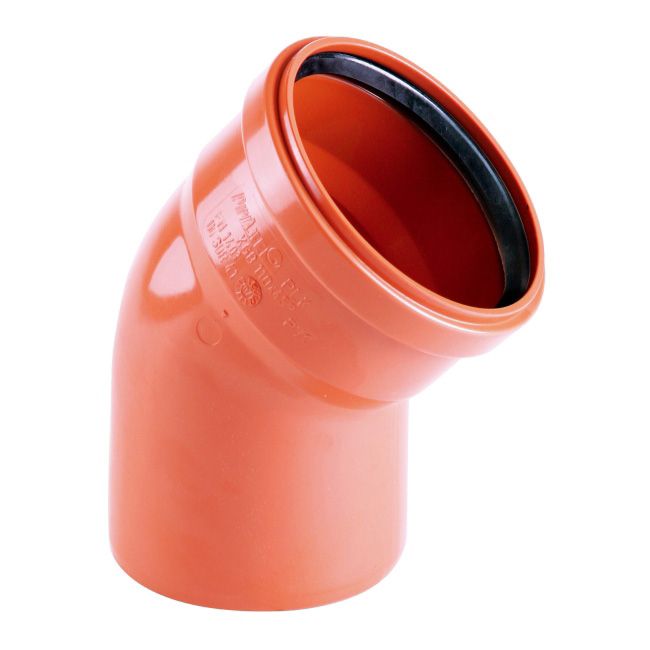 Kolanko PCV Pipelife 200 mm 67°