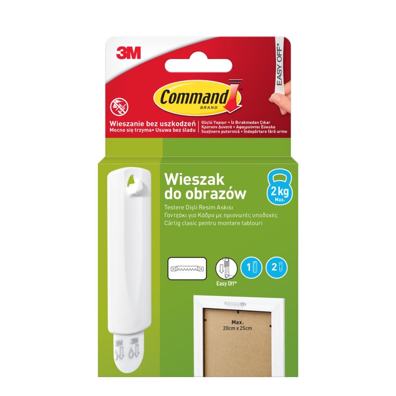 Haczyk Command do ramek z uchwytem