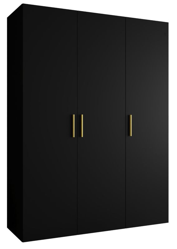 Szafa uchylna Abiks BARI 1 150 wys. 202 cm Czarny + u. Złoty 1 szt