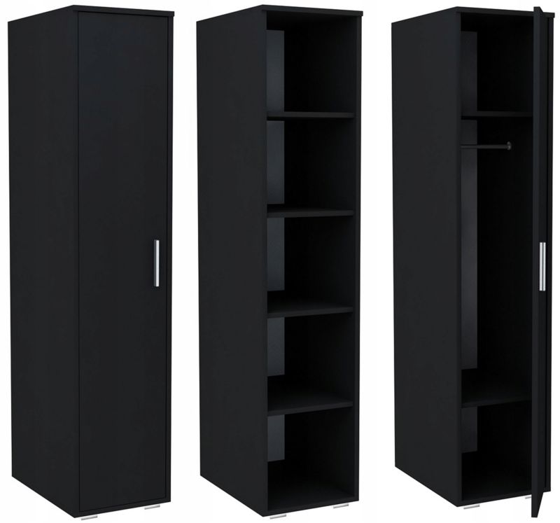 Szafa Matkam regał bodo 1D4P ufc czarny 1 szt.