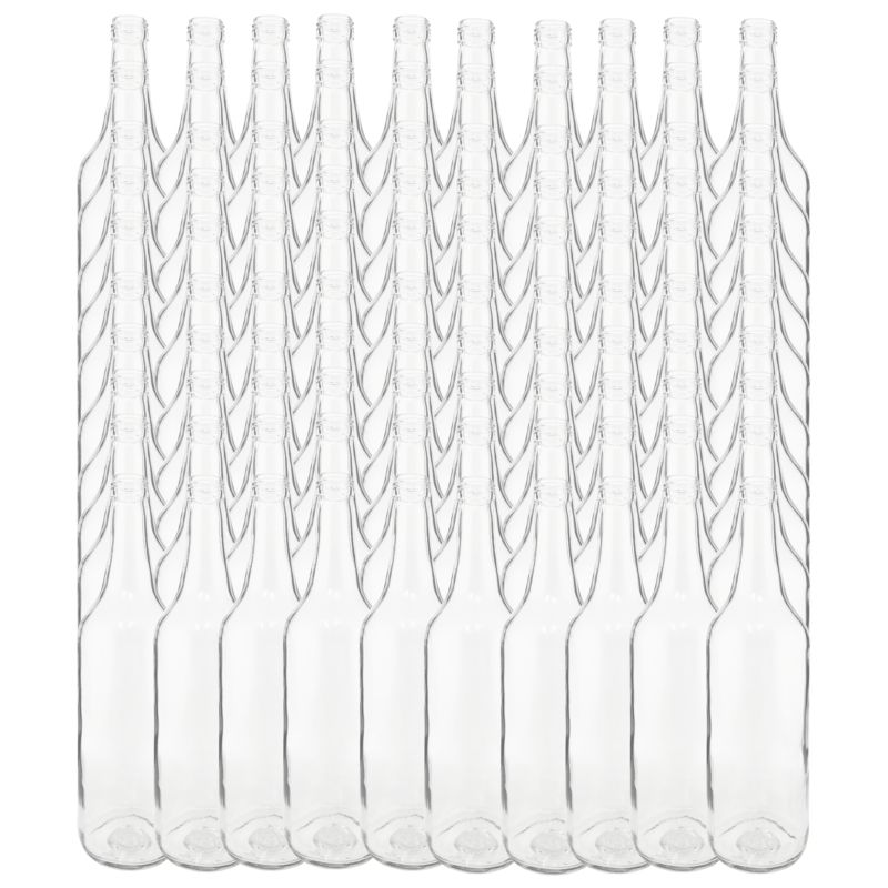Butelki szklane MODO24 700 ml na soki nalewki syropy i ocet fi 28 bez nakrętek 100 szt.