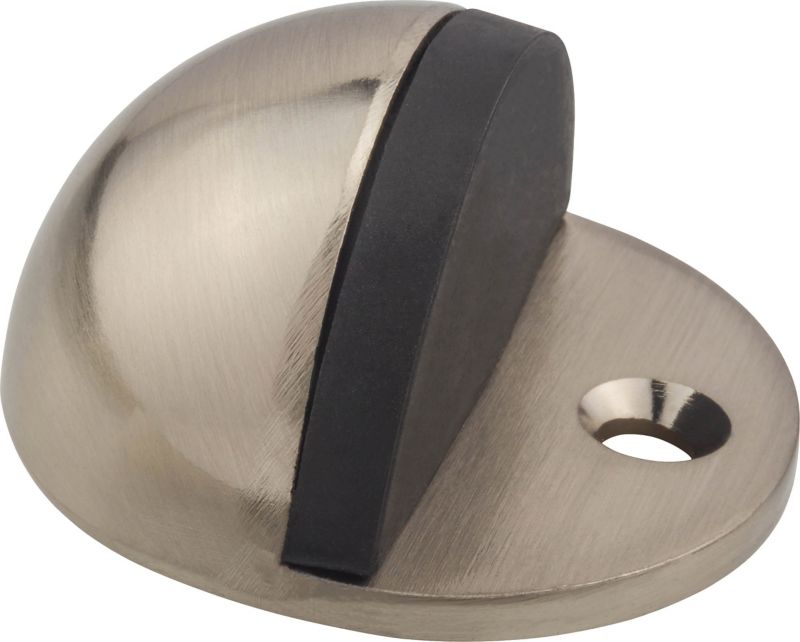 Odbojnik do drzwi Stahl półkula przykręcany nikiel satyna