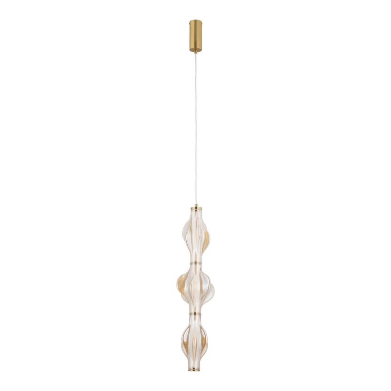 Lampa Wisząca Tk-Lighting Elva Brass Lampa Wisząca Led 22W - 1szt.