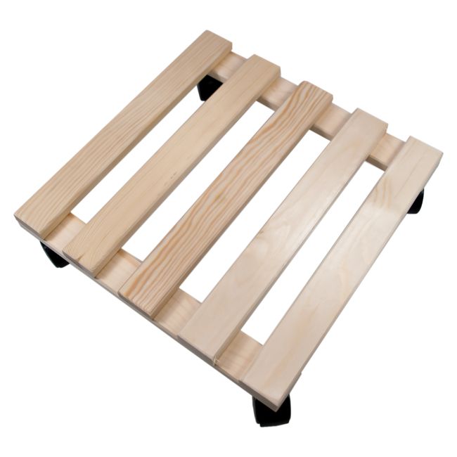 Podstawka Natur Garden drewniana kwadratowa duża