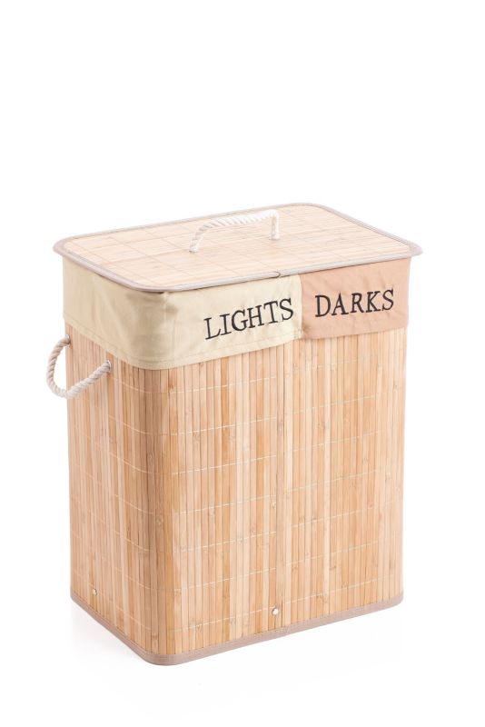 Kosz na bieliznę Nice Sea Laos bambus 60 l