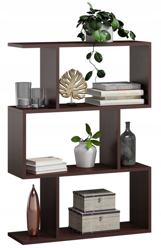 Regał Matkam otwarty BASK 3 szafka Per wenge 1 szt.