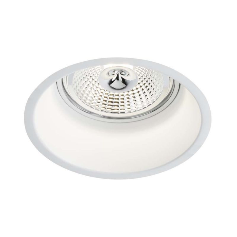 Oprawa sufitowa wpuszczana Shilo Kami biała ruchoma 1 x GU10 x 18W IP20 wym: 14 x 18,3 x 18,3 cm okrągła - 1 szt.