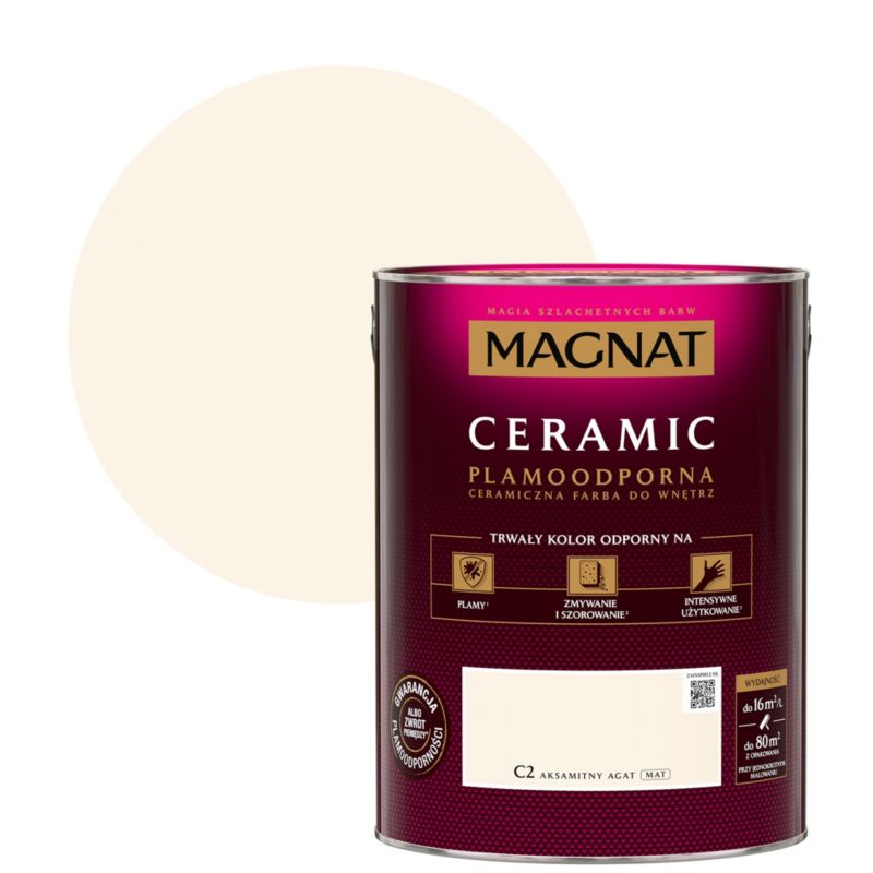 Farba Magnat Ceramic C2 aksamitny agat 5 l