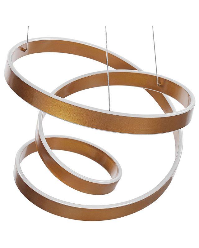 Lampa wisząca Wanli Metal Złoty 1 szt.