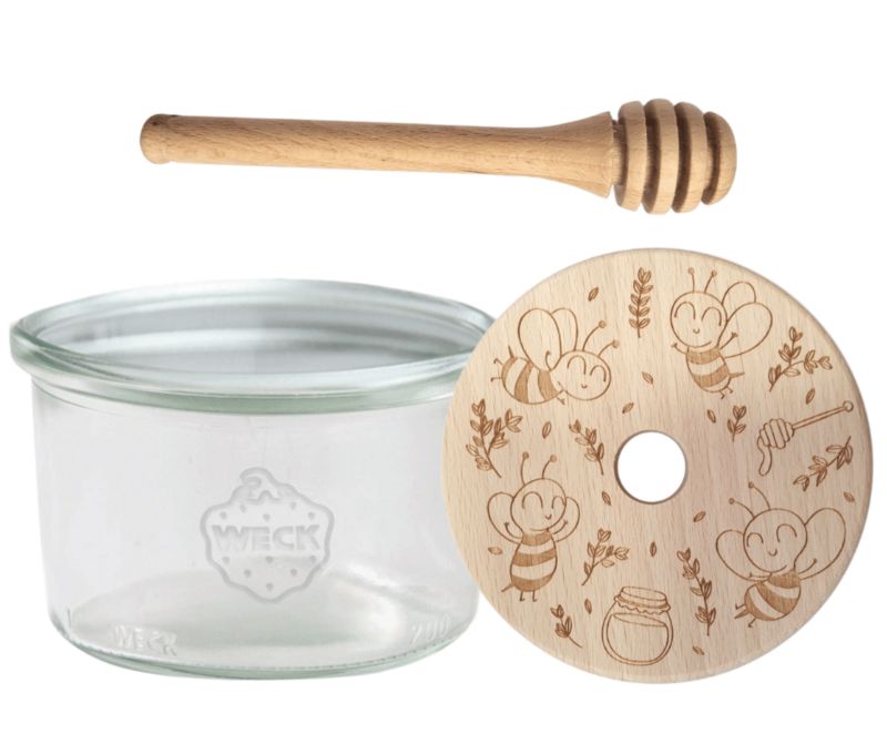 Słoik do miodu MODO24 Weck 200 ml fi 80 mold nabierak W1 1 kpl.