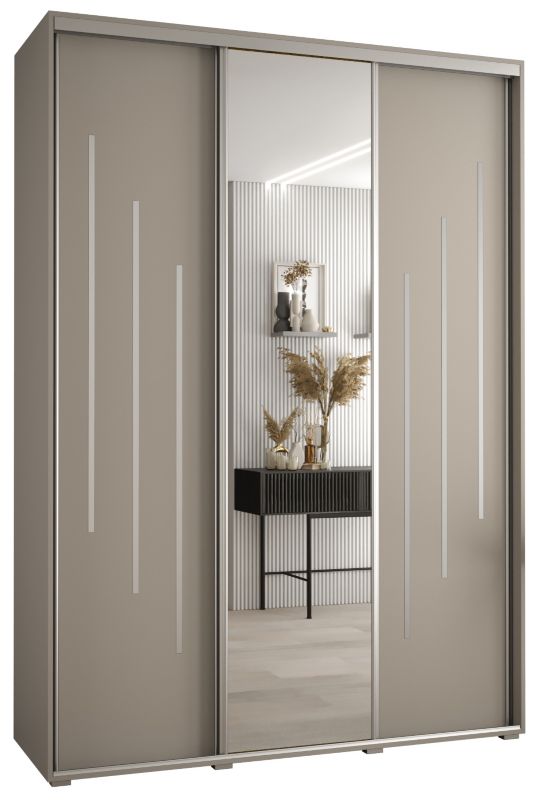 Szafa przesuwna Abiks 60 wysoka Dakota 9 170 kaszmir+kaszmir+srebr 1 szt