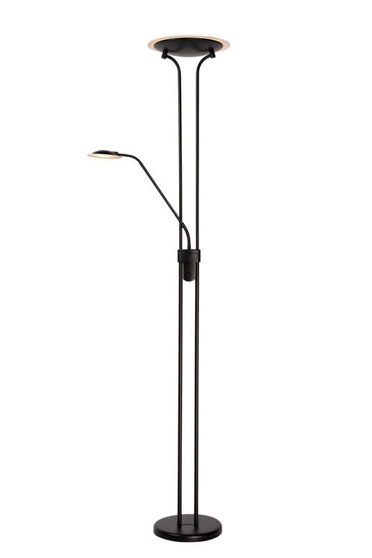 Lampa podłogowa stojąca Lucide Champion czarna LED 24W 3000K 1600lm wym: 180 x 25,4 x 25,4 cm - 1 szt.