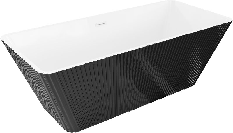 Wanna akrylowa Mexen Tava Biały/Czarny 170x75 cm 1 szt.