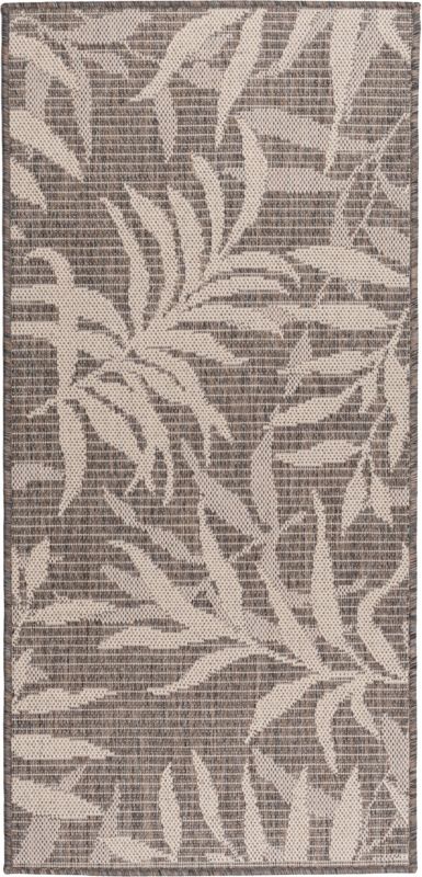 Dywan Multidecor Express In 60 x 100 cm liście szaro-beżowy 1 szt.