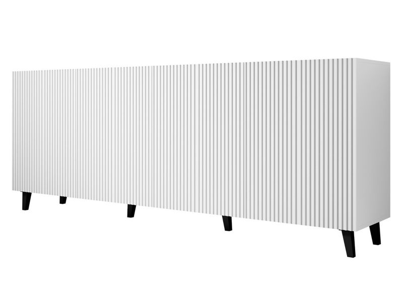 Komoda MIRJAN 24 Pafos 200 biały/czarny 1 szt.