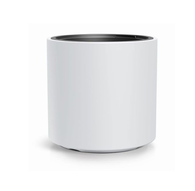 Doniczka Prosperplast okrągła z wkładem biała HEOS DBHER300-S449 1szt.