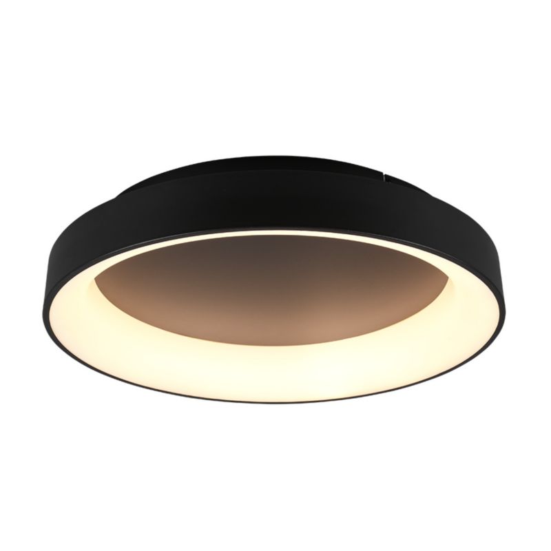 Plafon Trio Girona czarno-biały LED 48W 2700K-6000K 5600 lm IP20 wym: 12 x 60 x 60 cm metal - 1 szt.