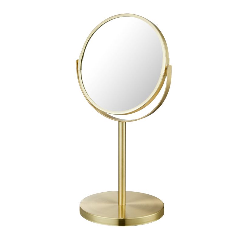 Lusterko stojące GoodHome Elland 17 cm złote