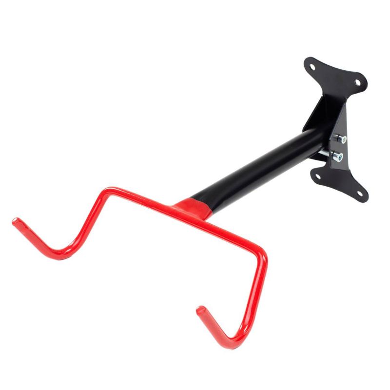 Uchwyt na rower Be-active.pl hak ścienny wieszak rowerowy czerwony 1szt