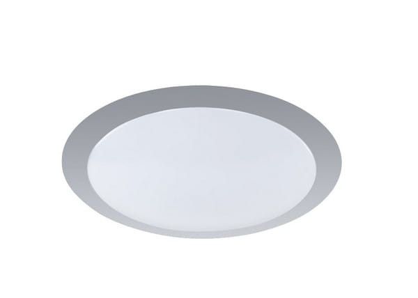 Plafon sufitowy nowoczesny Trio Gonzalo srebrno-biały LED 12W 3000K 1050 lm IP20 wym: 9 x 34 x 34 cm metal - 1 szt.