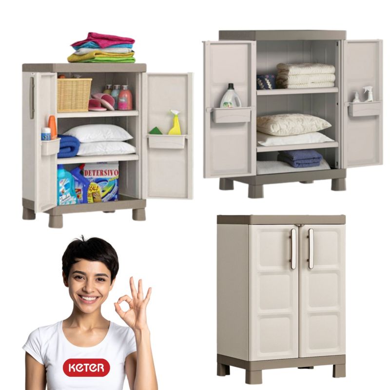 Szafa ogrodowa Keter Excellence 65x45x97 cm beżowa 1 szt