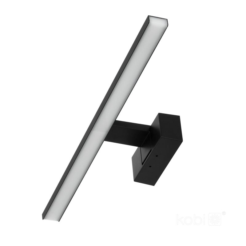 Kinkiet LED łazienkowy 10W Kobi 4000K czarny 1szt.