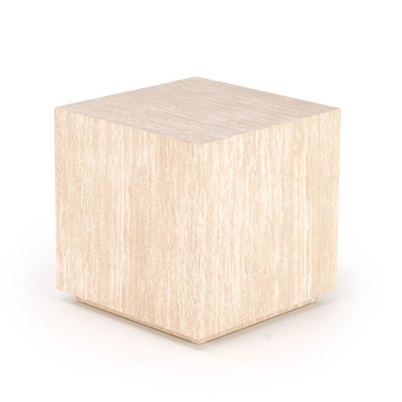 Stolik kawowy Halmar TRAVERTINO S kwadratowy 45x45 trawertyn 1 szt.