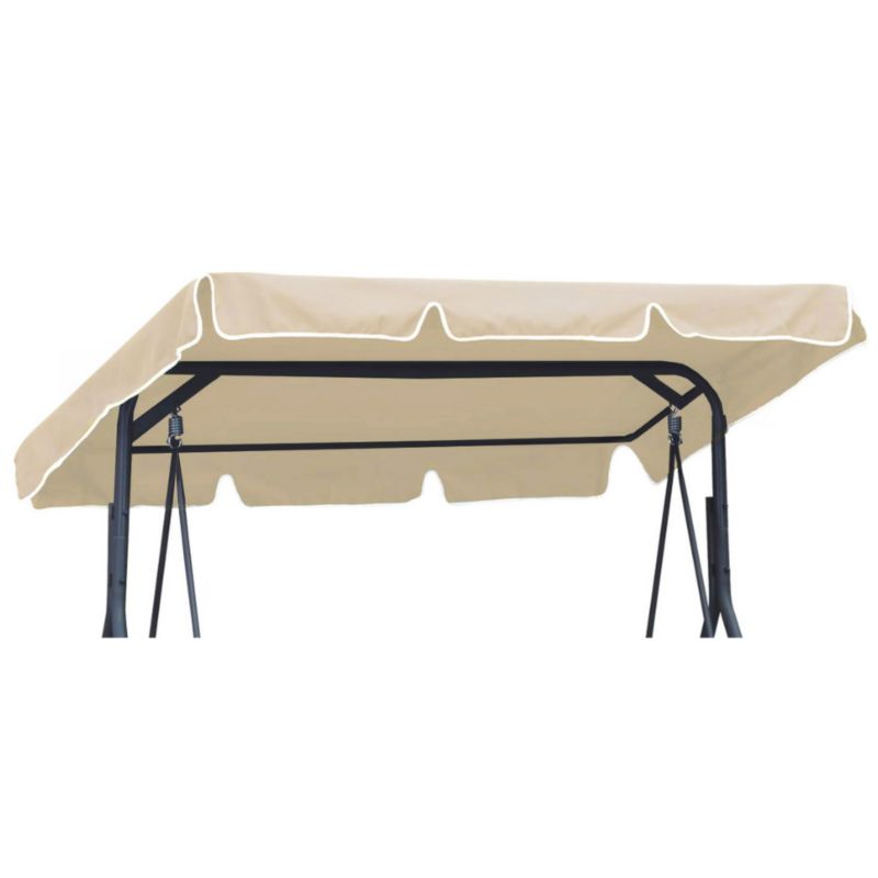 Daszek na huśtawkę ogrodową Ferocity 200x120 cm beżowy 1 szt.