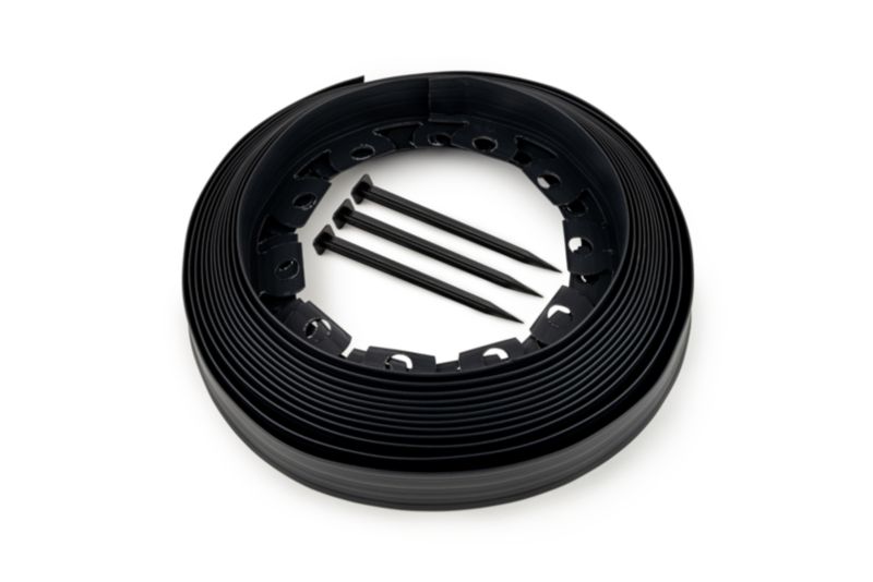 Obrzeże elastyczne plastikowe Texas 10 m trawnikowe + 20 kotew 1 szt.