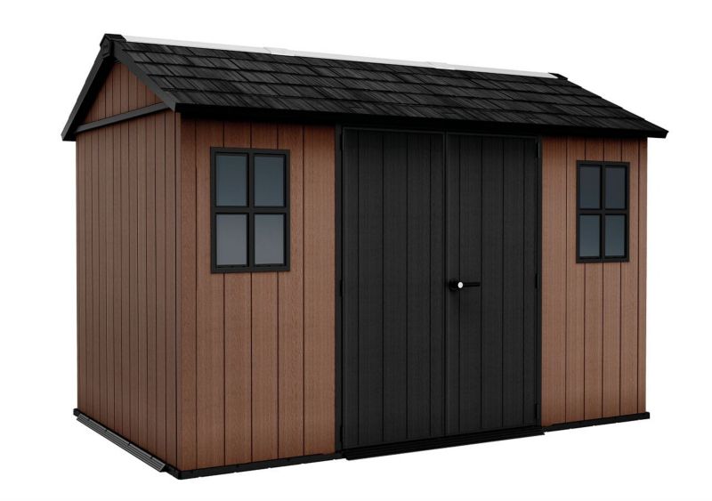 Domek ogrodowy Keter Newton Plus 11x7,5 narzędziowy EVOTECH 350x230x246 cm brązowy 1 szt