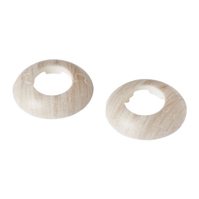 Rozeta maskująca PCV GoodHome śr. 18 mm dąb cappucino 2 szt.