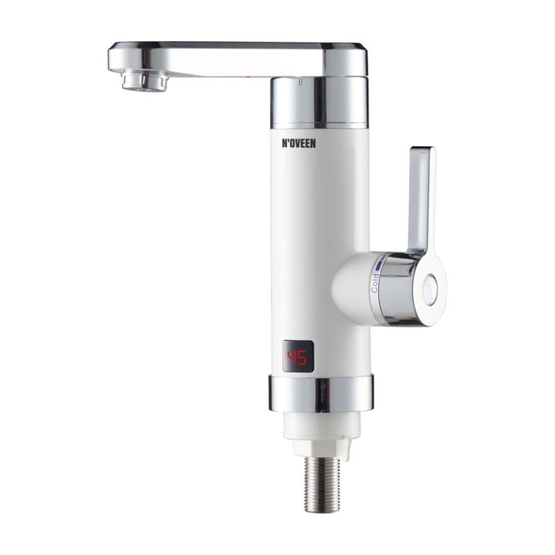 Przepływowy podgrzewacz wody nablatowy, N'oveen, biały, 1 szt