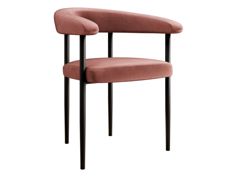 Krzesło MIRJAN 24 tapicerowane Aria róż indyjski 1 szt.