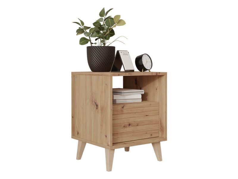 Stolik nocny MIRJAN 24 Ferido 1SZ dąb artisan 1 szt.