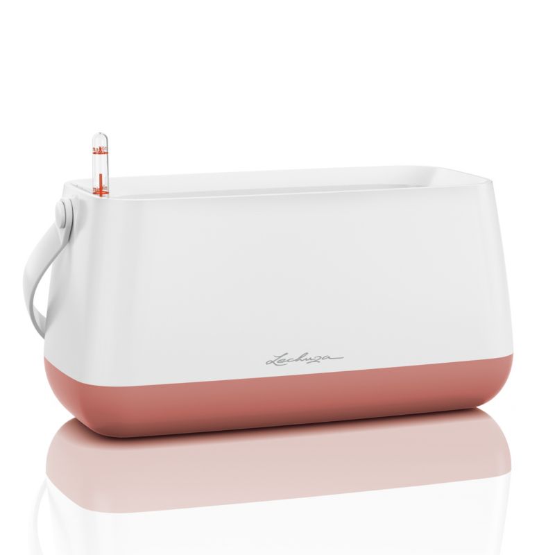 Doniczka Lechuza Do Domu Ogrodu YULA w kształcie torby, biało-złoto perłowy 1 szt