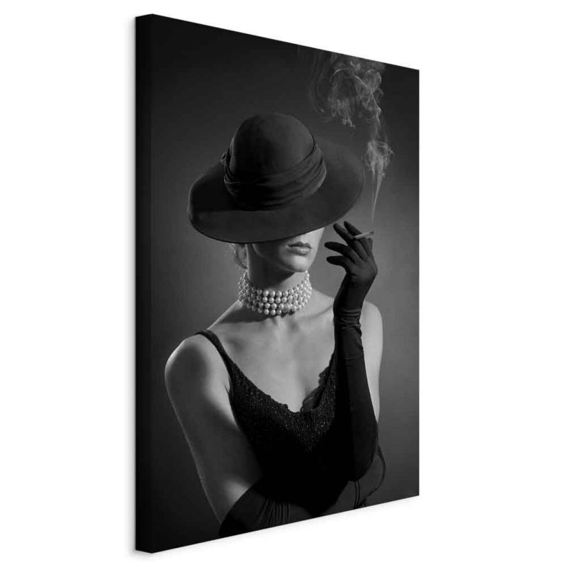 Obraz Artgeist Czarna elegancja 40 x 60 cm flizelina 1 szt