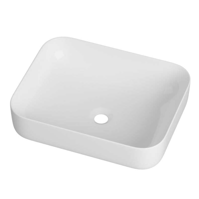 Umywalka Nablatowa Granitan Sawo Ceramiczna 51x40cm 1szt.