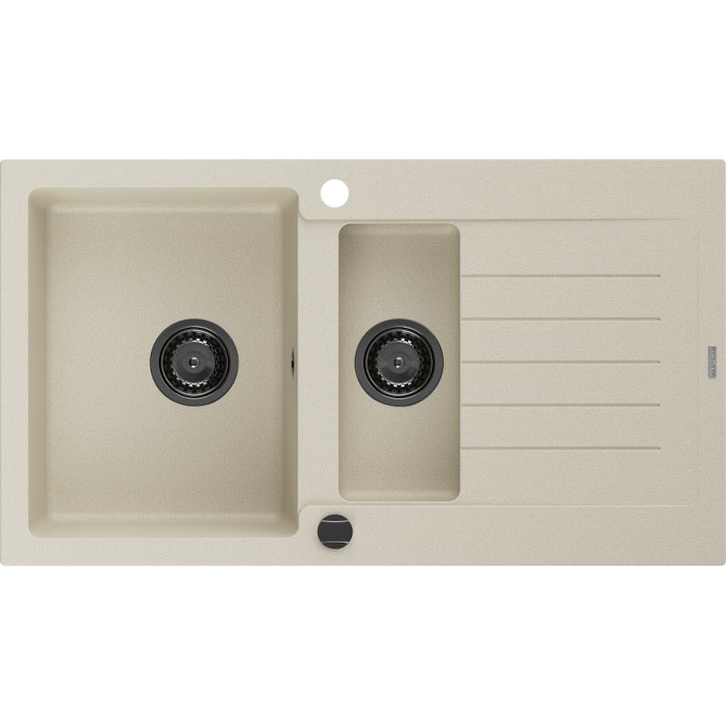 Zlewozmywak wpuszczany Mexen Matias 1,5-komorowy biały 900x505 mm - 6502901505-20 1 szt.