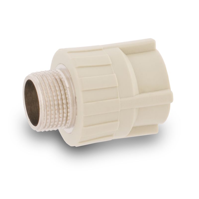 Złączka PPR / PP-R Idmar gwint zewnętrzny mosiężny 20 x 1/2"