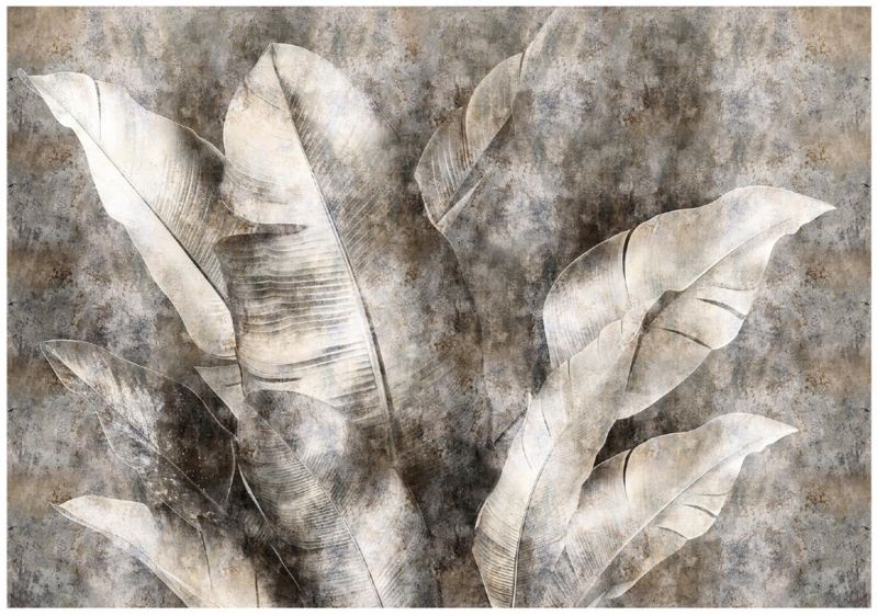 Tapeta Do Kuchni Sypialni Liście WALLARENA 250x175 cm Fototapeta Dekoracja Ścienna 1 szt.