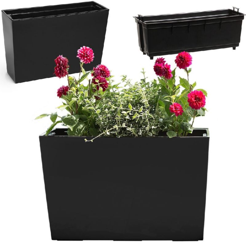 Kwietnik WERBENA 190x560 - czarny LA564-04 Lamela