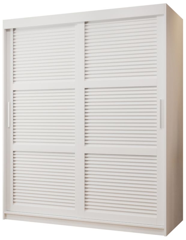 Szafa przesuwna Garderoba Abiks ŻALUZJA 150 biały 1 szt.