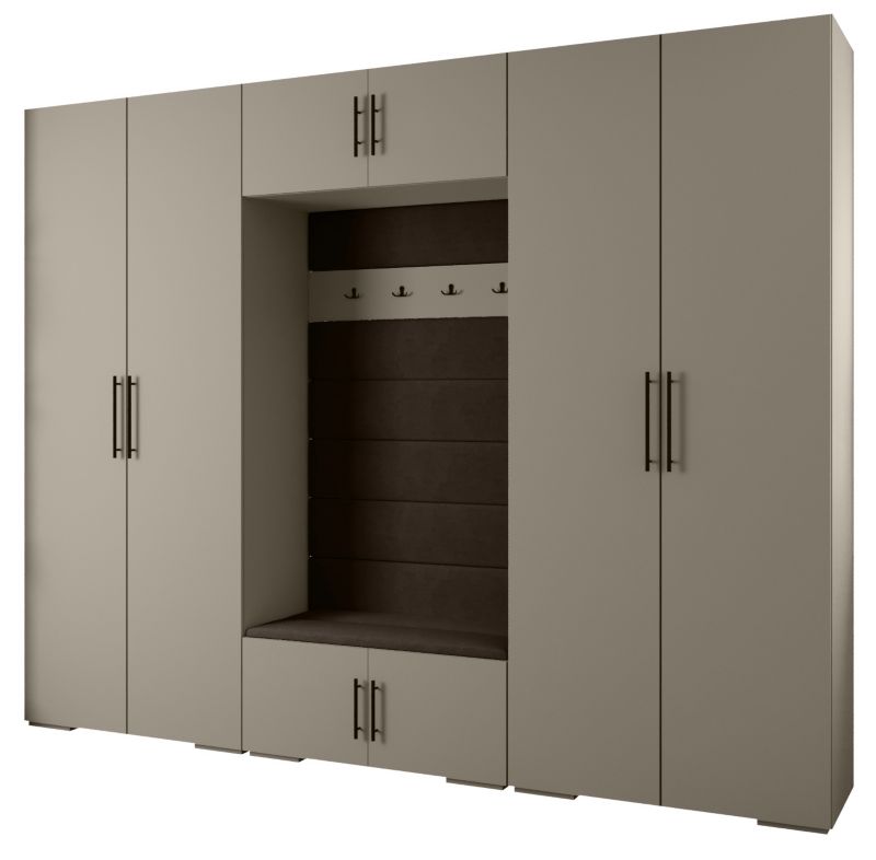 Garderoba do przedpokoju Abiks INOVA 3 Z9 kaszmir+czarny+manila04 1 szt.