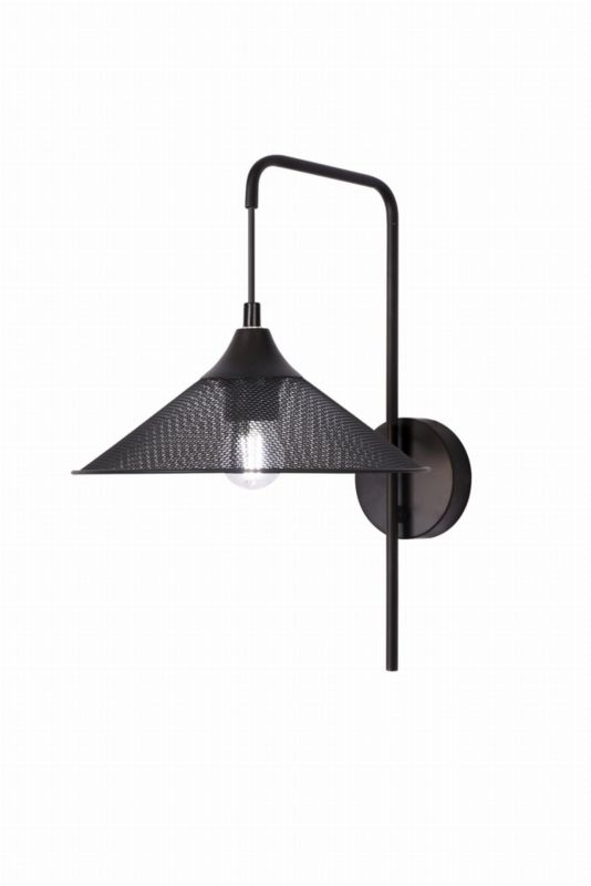 Kinkiet ścienny Candellux Kiruna czarny 1 x E27 x 40W IP20 wym: 41 x 25 x 31 cm - 1 szt.