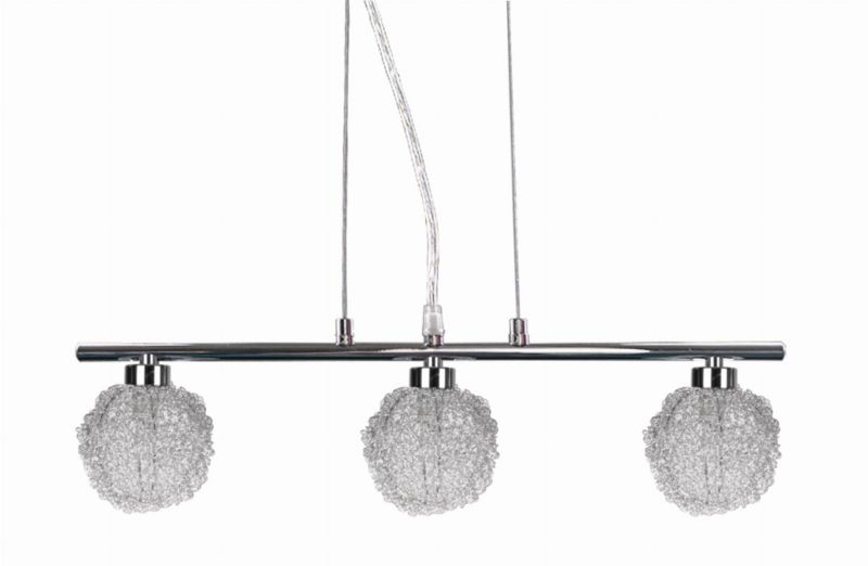 Lampa sufitowa Candellux Wind chromowana-srebrna wym: 95 x 50 x 11 cm 3xG9 x 40W 1 szt.