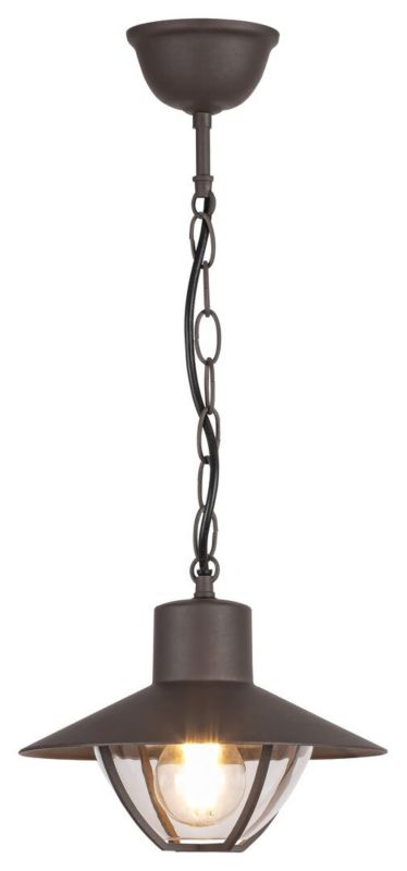 Lampa sufitowa zewnętrzna Rabalux Almada brązowa 1 x E27 x 10W IP44 wym: 91 x 24,5 x 24,5 cm - 1 szt.