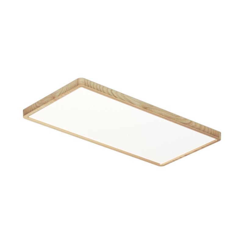 Plafon sufitowy Italux Olbis jasne drewno-opalowy LED 36W 2800K-6000K 4300lm łazienkowy IP44 wym: 2,4 x 60 x 30 cm - 1 szt.