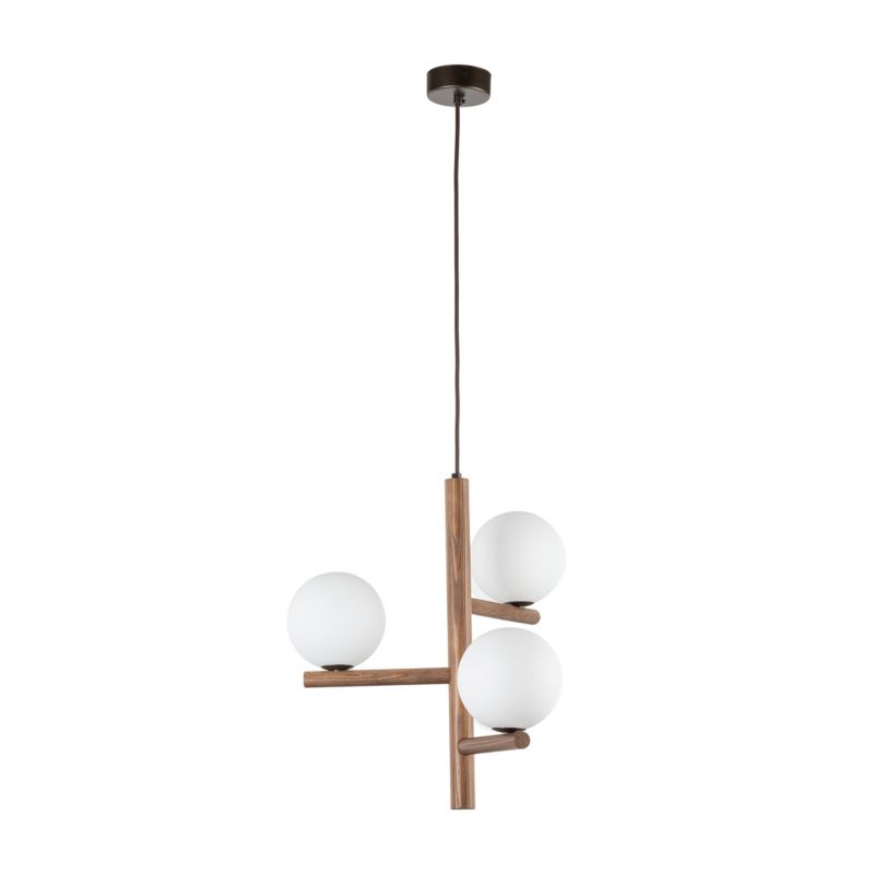 Plafon TK-Lighting Estera Wood Orzech 3 - 1szt.