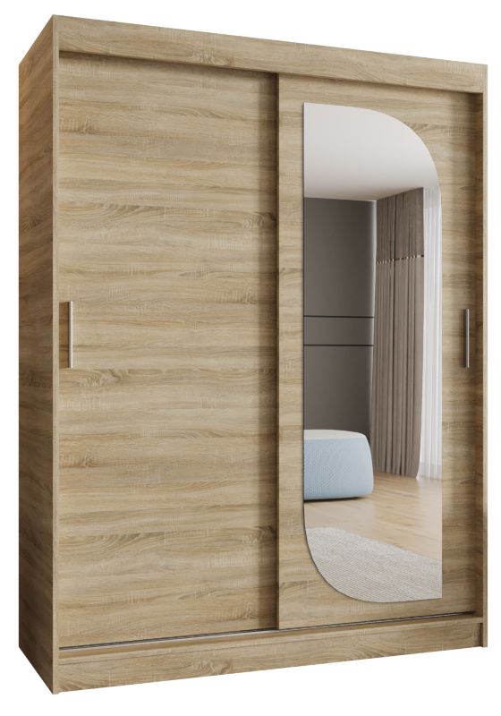 Szafa przesuwna Garderoba Abiks LUCY 150 dąb sonoma 1szt.